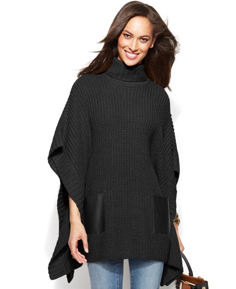 michael kors poncho sweater|michael kors husband.